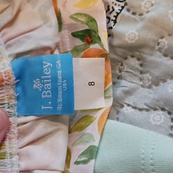 NWT J. Bailey Girl's Pretty Peach short set size 8 - Picture 8 of 9